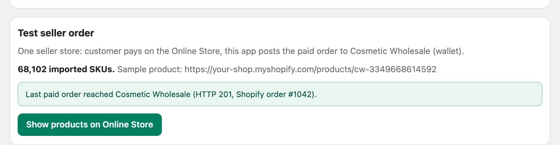 Publish and order push